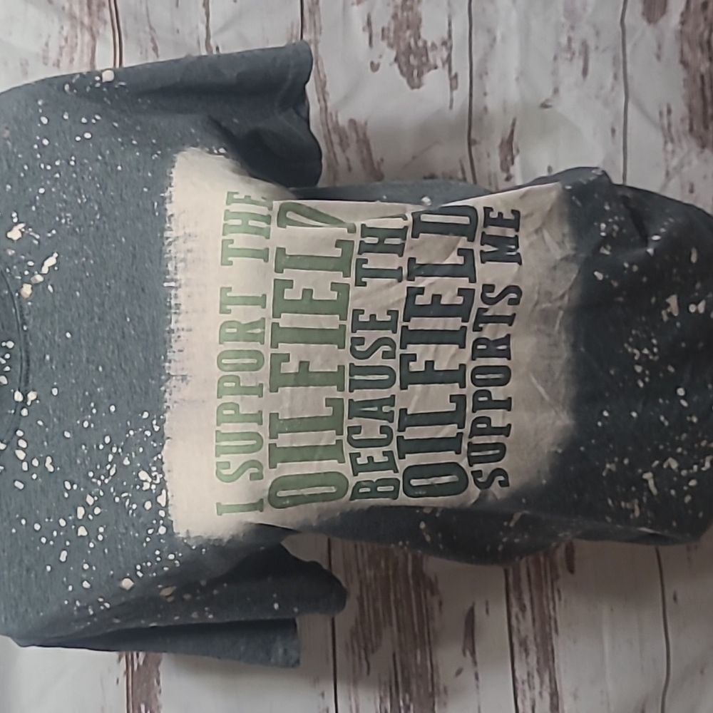 Women's Bleached Oilfield Tee - Picture 2 of 2